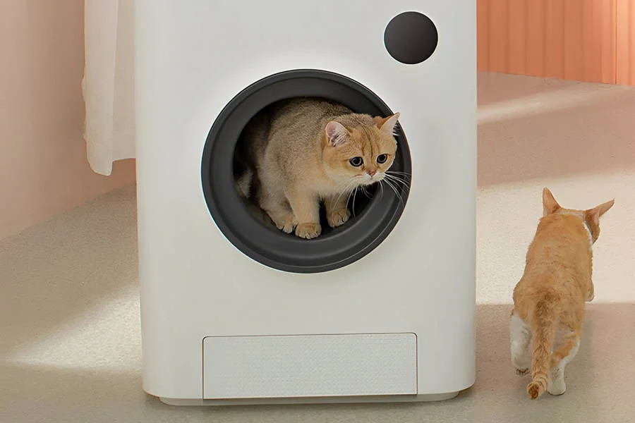 automatic litter box for large cats